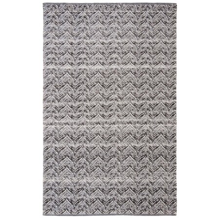 Safavieh 8 x 10 ft. Kilim Hand Woven Rectangle Area Rug Brown & Charcoal KLM401T-8